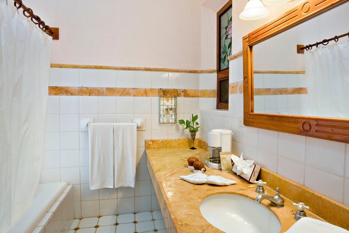 Interior de un baño