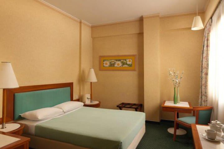 Single room at the Alexandros Hotel