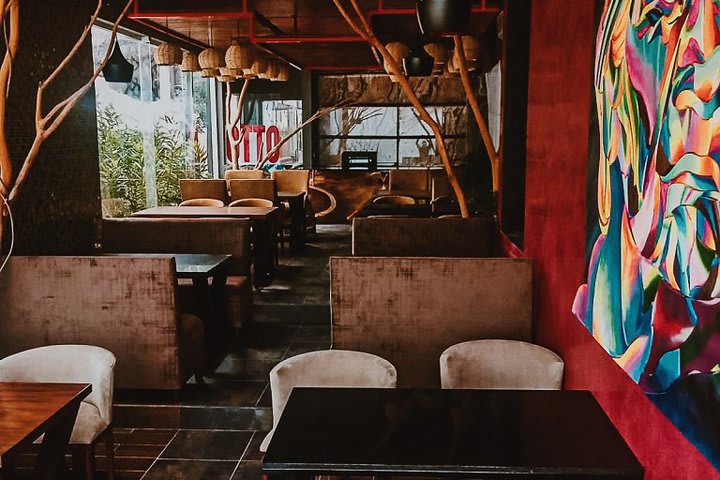 Interior of the Otto restaurant