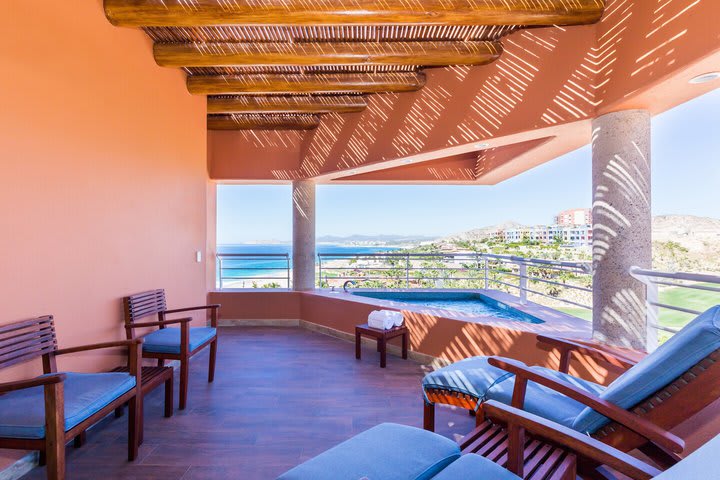 Balcony of a villa