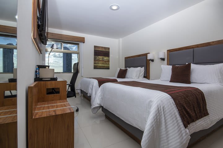 Preferential double guest room