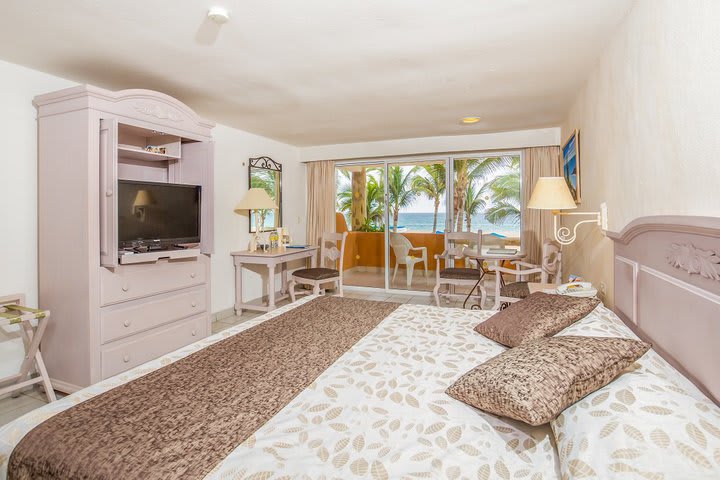 King guest room with ocean view