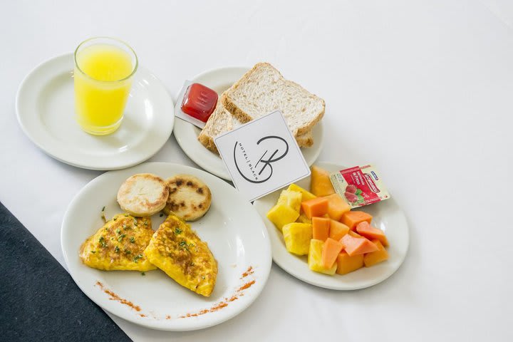 Detalle de un desayuno