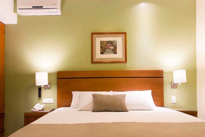 Air-conditioned rooms