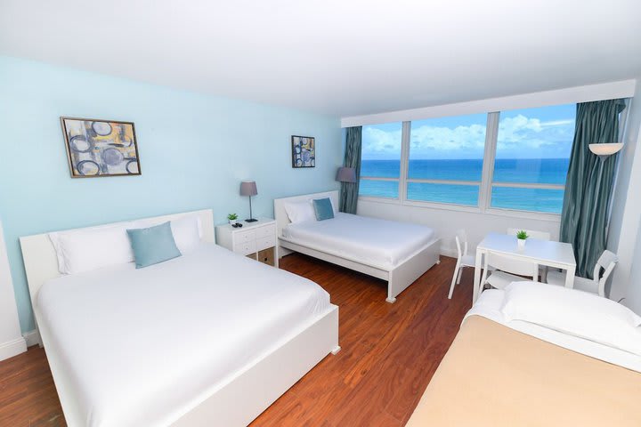 Studio, Multiple Beds, Ocean View