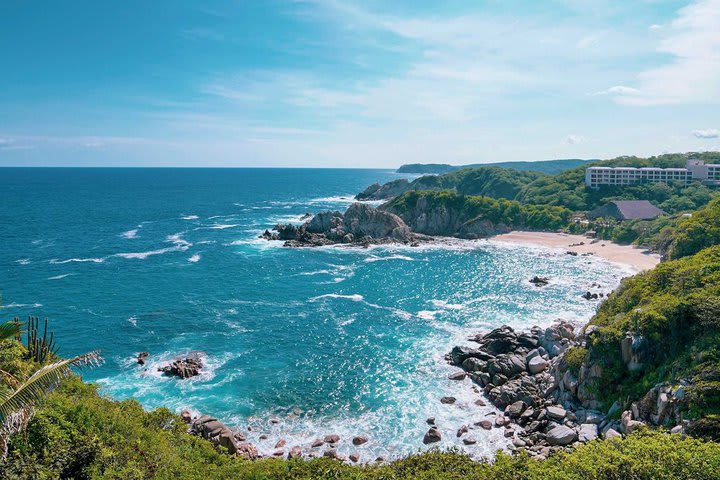 Panorama del departamento con vista al mar