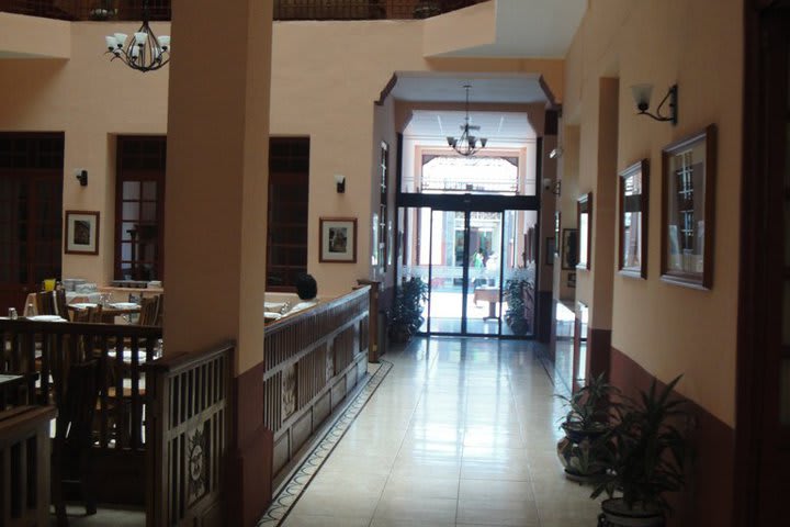 Pasillo interior en San Ángel Puebla