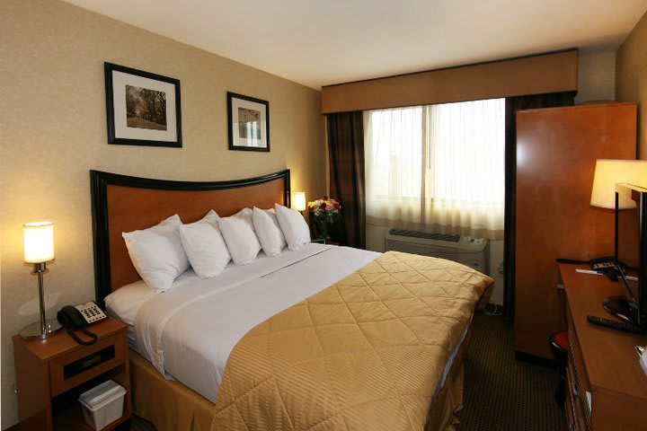 The guest rooms at the Comfort Inn Lower East Side have wireless internet access