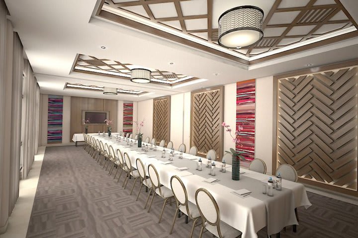 Salón de eventos (imagen generada por computadora)