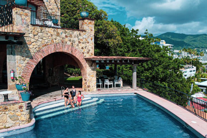 Vista desde la piscina