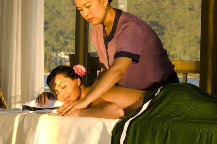 Massage at the spa