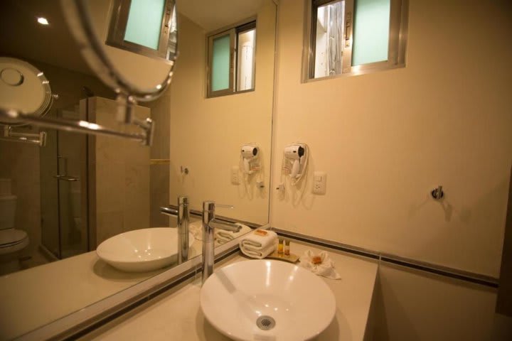 Interior de un baño