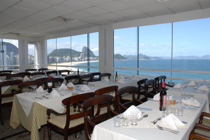 Restaurant at the Hotel Debret, Rio de Janeiro