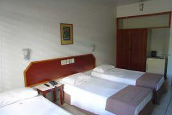 Standard room with two beds at the Riviera Hotel Brasilia