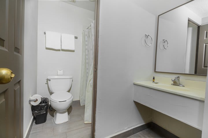 Private bathroom in a double room