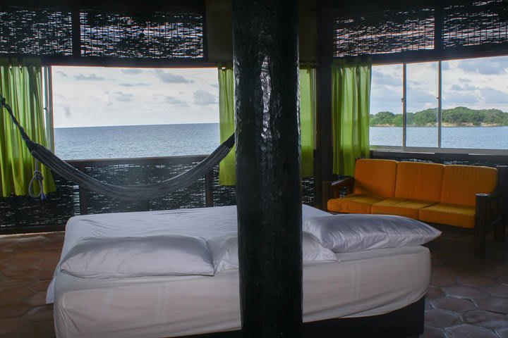 Guest room with a stunning view of island's sea