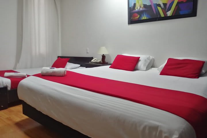 Accommodations are equipped with TV and internet