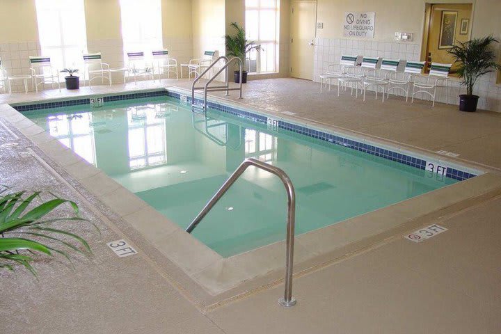 Indoor pool at the Homewood Suites SFO Airport North hotel