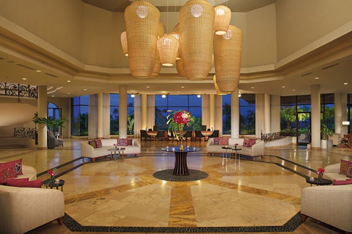 Lobby at the hotel