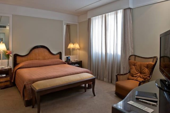 Guest room at the Bourbon Sao Paulo Business hotel