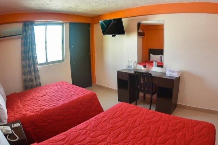 Accommodation with two beds