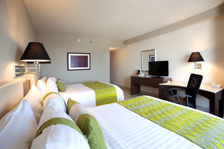 The rooms offer free high-speed WiFi