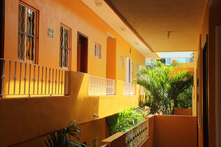 Balcón interior de las habitaciones