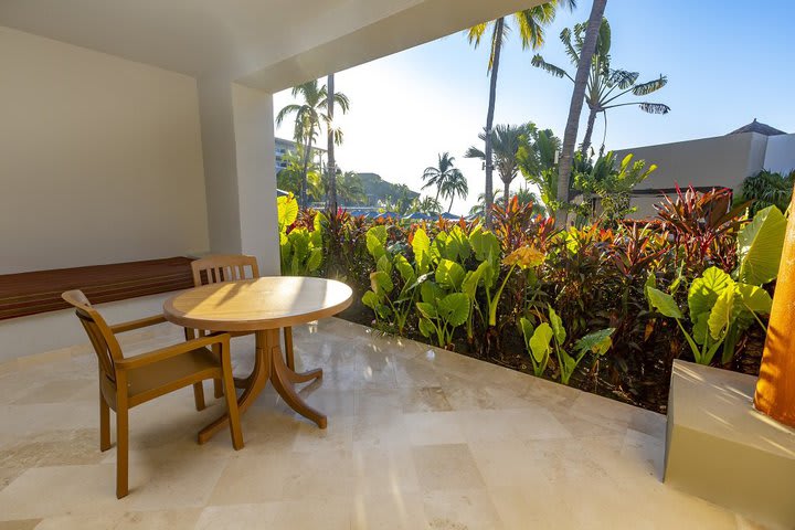 Balcony of a suite with one bedroom