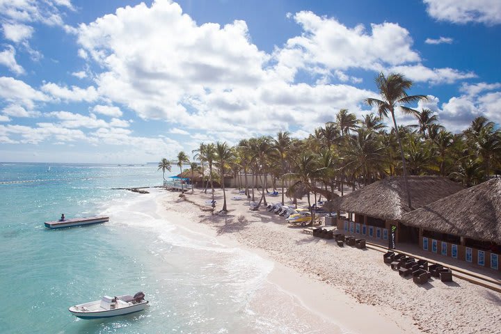 Vista de la playa