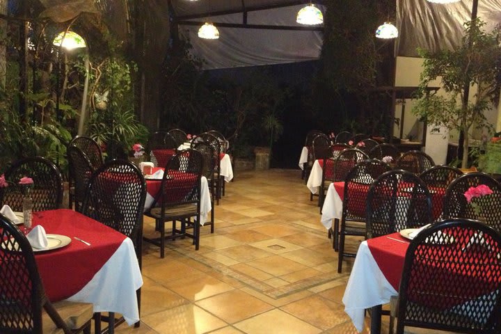 La Palapa restaurant at Quinta del Gobernador hotel