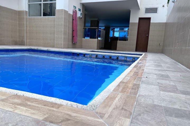 Vista de la piscina