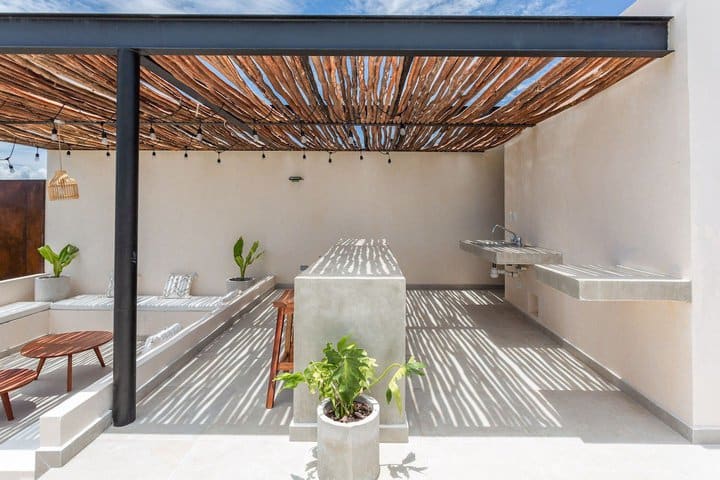 Bar area of an exclusive apartment