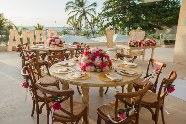 Terraza del restaurante Palenque