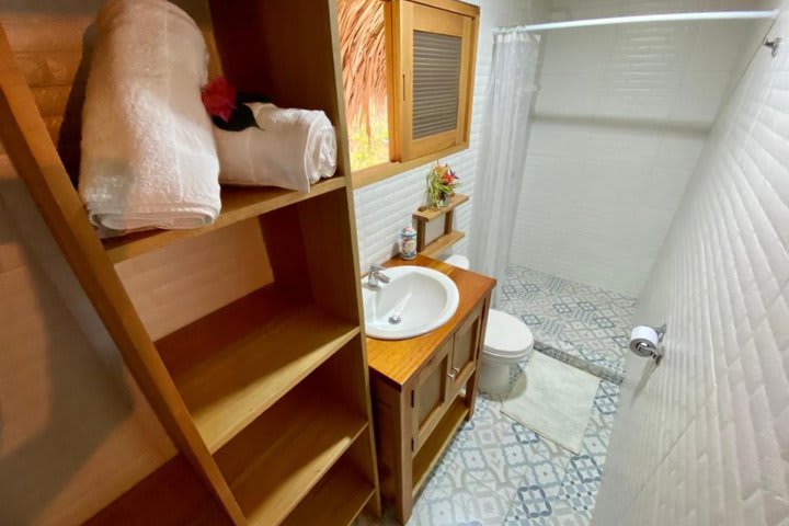 Interior de un baño