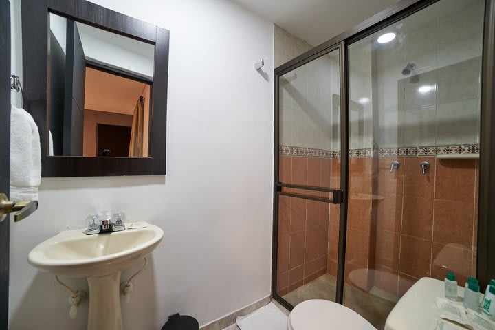 View of a private bathroom