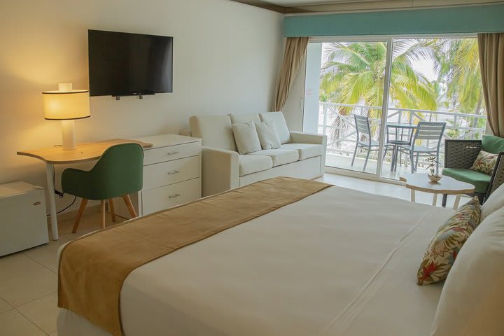 King guest room with ocean view