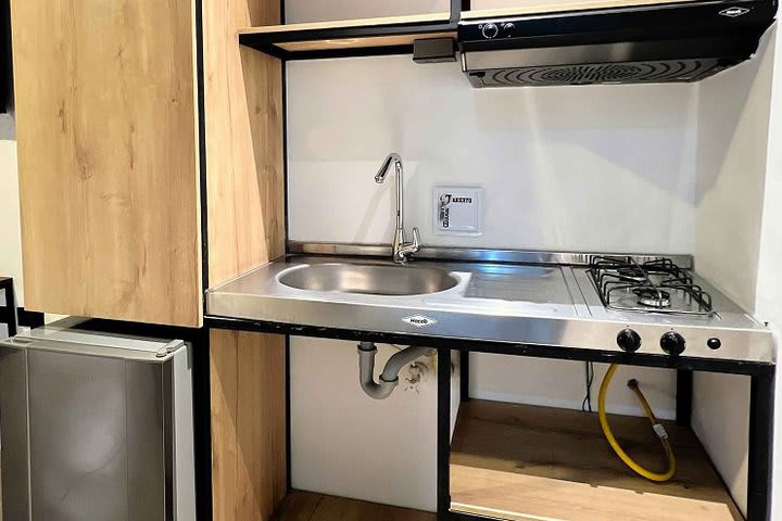 Cocina en una habitación