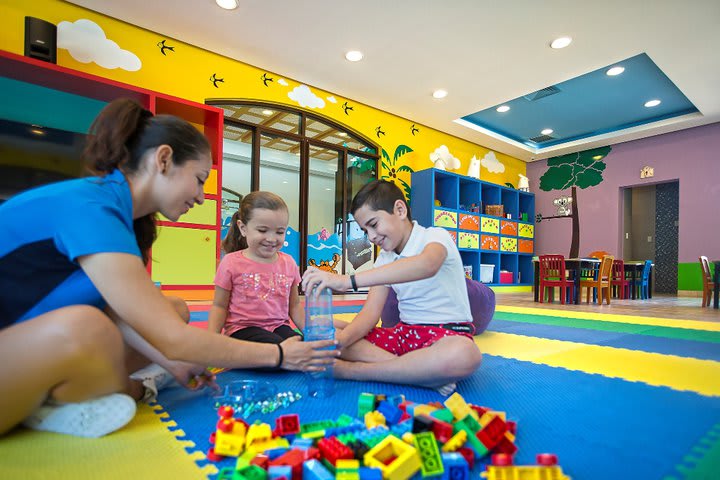 Activities in the children's playground