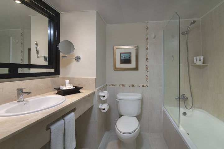 Private guest bathroom