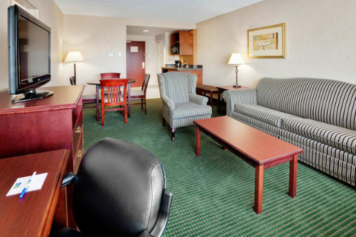 Suite at the Holiday Inn Express Hotel Suites Toronto in Mississauga