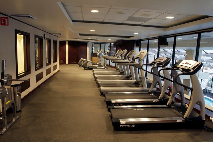 Fitness center at the hotel