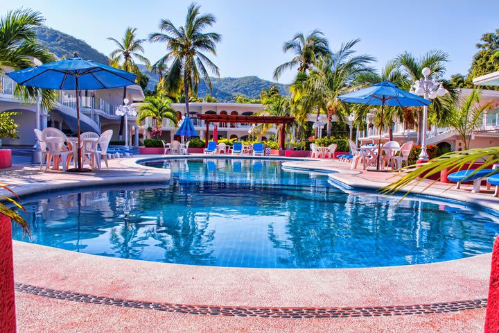 Pool at the hotel