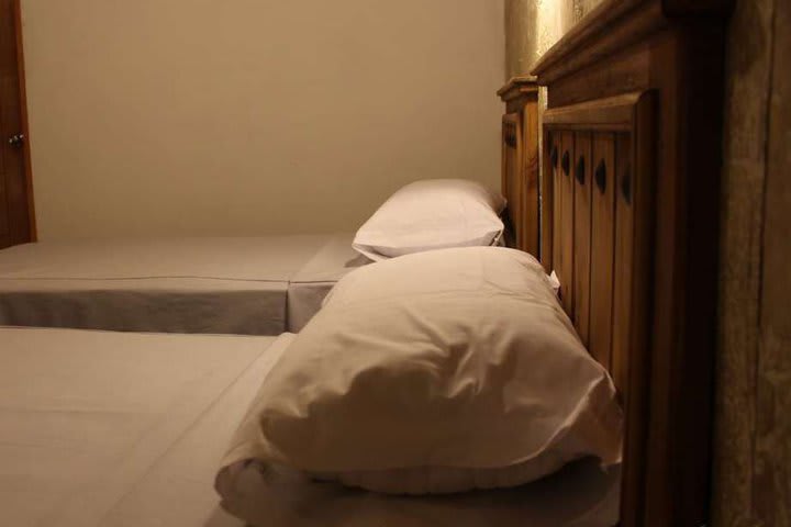 Beds in a room