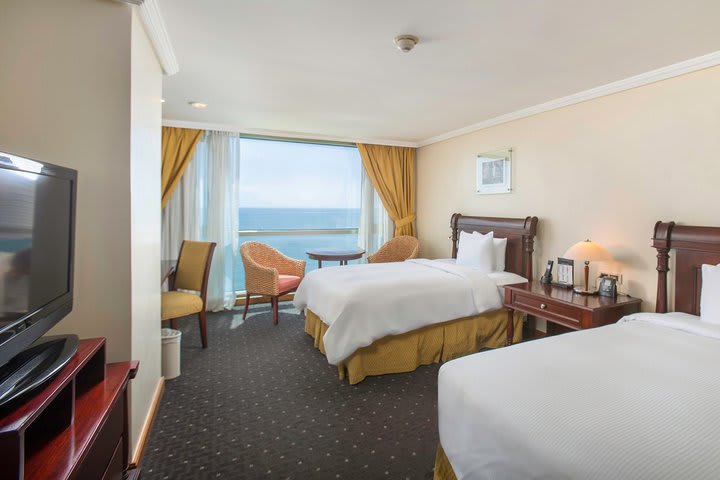 Oceanfront guest room