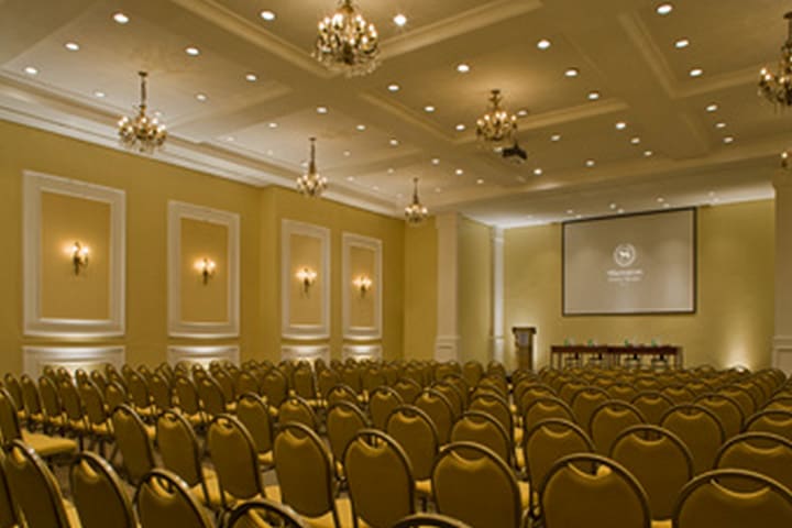 The Mercosul room at the Sheraton in Porto Alegre can accommodate up to 400 guests