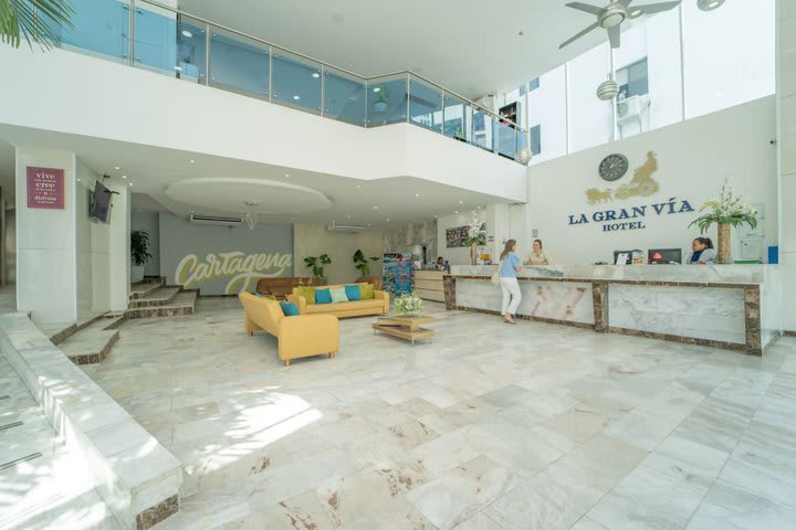 Lobby and front desk