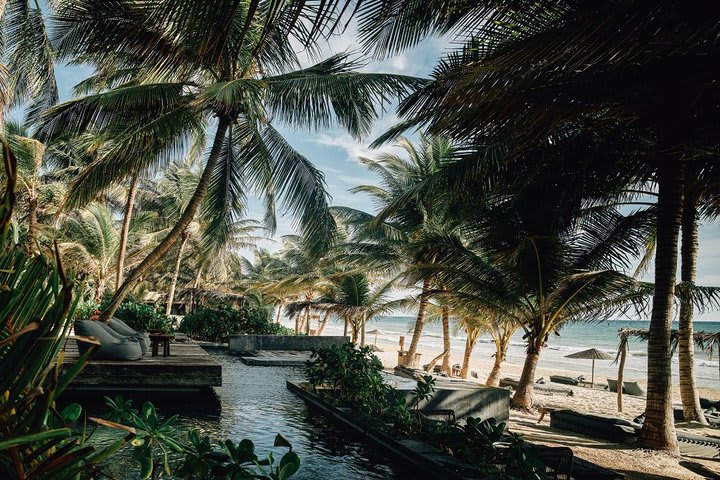 Hotel frente a la playa en Tulum