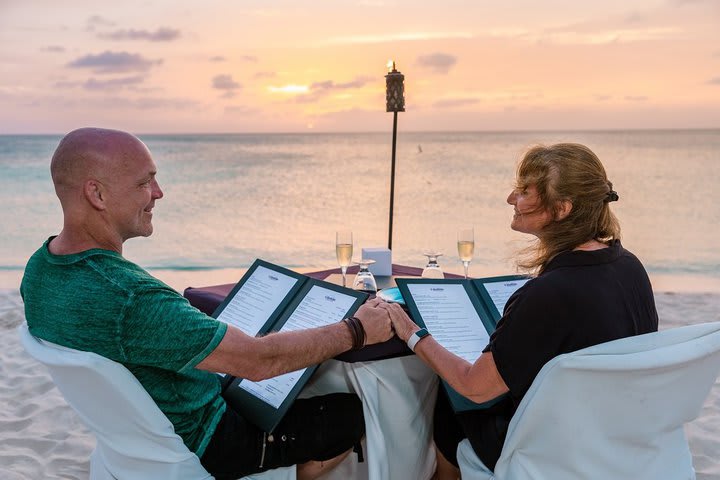 Uno de los restaurantes está en la playa