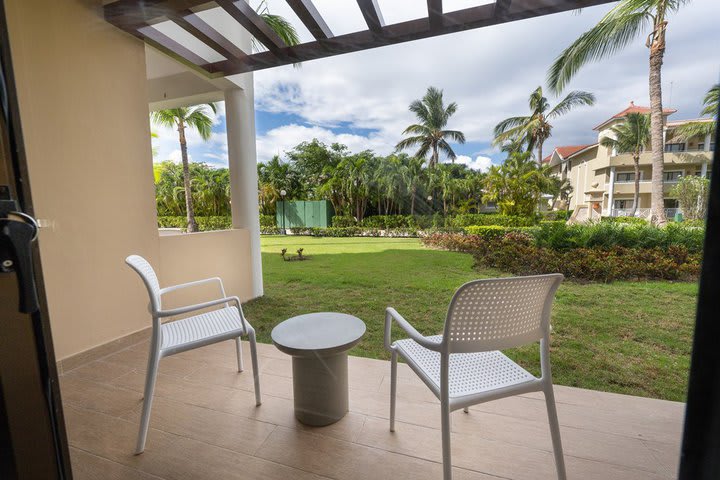 Terrace of a room