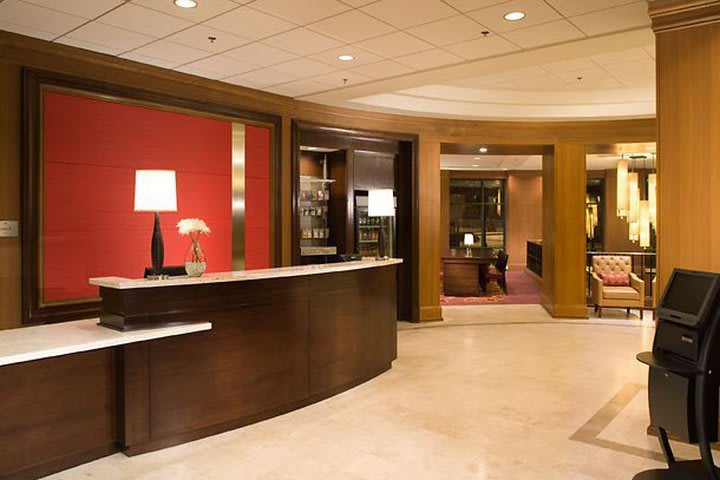 Front desk at the Chicago Marriott at Medical District - UIC hotel
